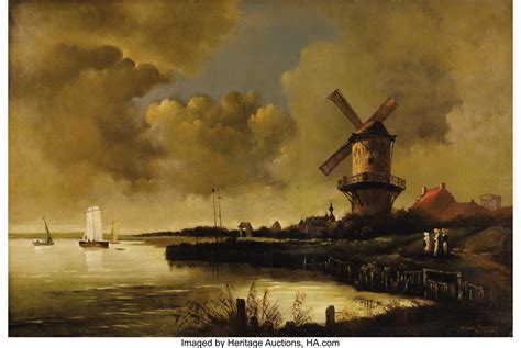 jacob van ruisdael dutch   copy   mill  lot  heritage auctions