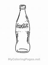 Cola Coca Coloring Pages Bottle Pepsi Printable Soda Para Colorear Battleship Logo Print Imagenes Coloringtop Template sketch template