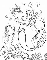 Coloring Pages Flounder Getcolorings Princess Baby sketch template