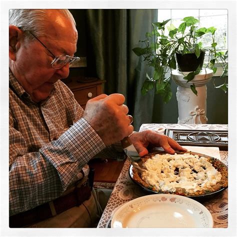 91 year old grandpa working hard cutting ansa s berry colo
