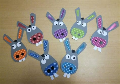 paper donkey craft preschool arts  crafts alphabet crafts