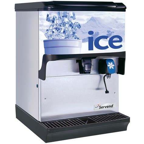 servend   countertop ice  water dispenser  lb ice storage capacity