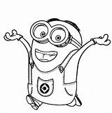 Minion Coloring Evil Pages Getcolorings sketch template