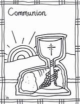 Coloring Pages Communion First Sunday Eucharist Template Color Printable Getcolorings Sketch sketch template