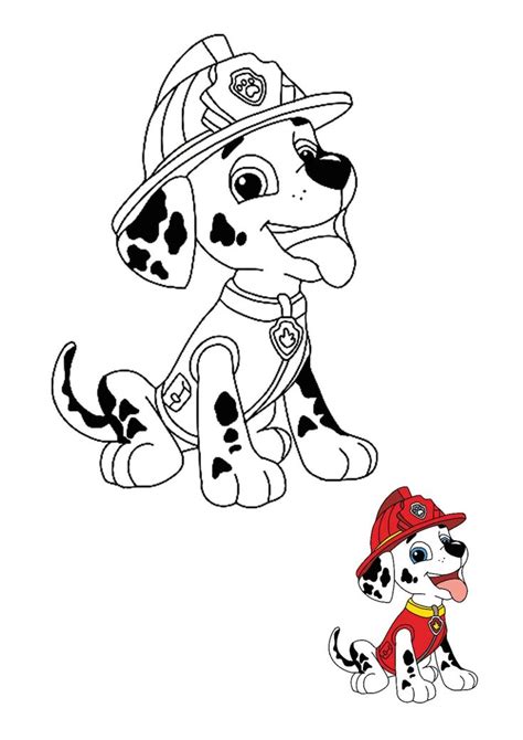 paw patrol marshall coloring pages paw patrol coloring pages