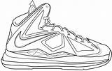 Lebron James Coloring Shoes Pages Drawing Nike Printable Draw Drawings Color Getdrawings Getcolorings Print Paintingvalley sketch template