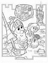 Esther Coloring Pages Tales Veggie Queen Great Birijus sketch template