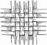 Weave Woven Checker Basketry Weaving Simplest Engraving Zentangle Baskets Zentangles Techniques sketch template