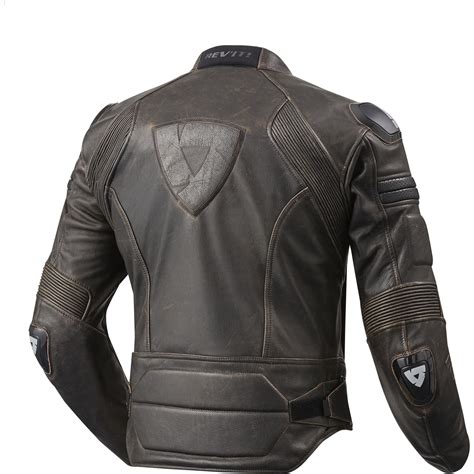 rev  akira vintage leather motorcycle jacket retro mens ce protection biker ebay