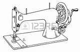 Sewing Machine Coloring 79kb 296px sketch template