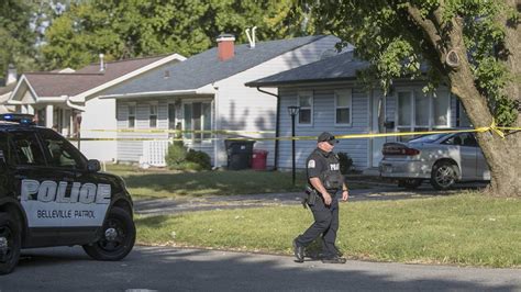 police investigate  woman killed  belleville shooting