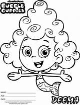 Coloring Bubble Guppies Pages Molly Printable Deema Kids Guppy Print Color Mermaid Bubbles Book Underwater Enjoy Gif Visit Books Printables sketch template