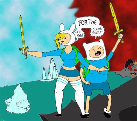image crossover time with fionna and finn by giantcheesewheel d55w2ha