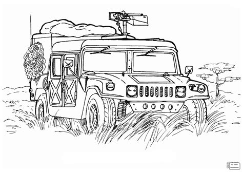 military coloring pages army vehicles armoured personnel carrier