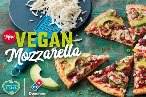 dominos added vegan pizza   menu  australia vegan fast food