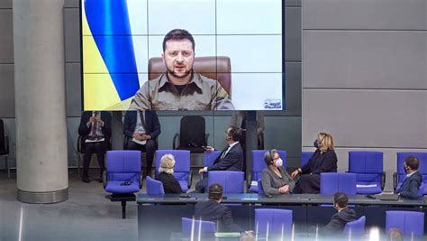 Ukraine Krieg Wolodymyr Selenskyj Warnt Im Bundestag Vor Neuer Mauer