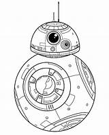 Coloring Bb Droid Wars Star Printable Topcoloringpages Sheet Robot sketch template
