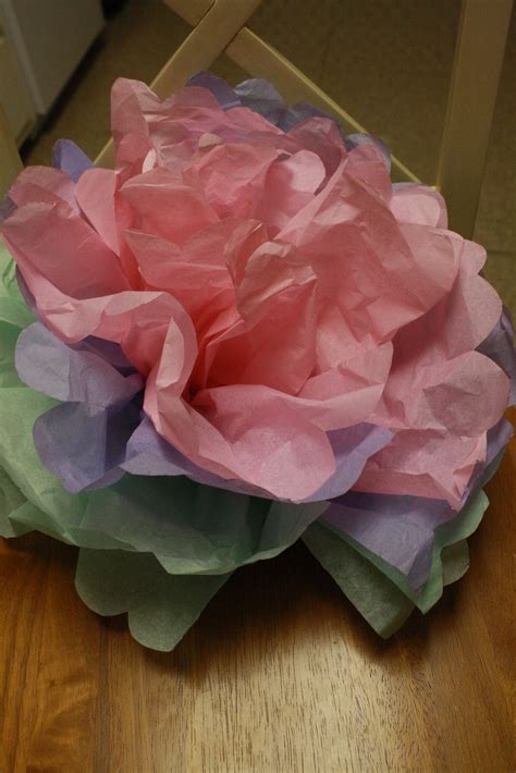 easy tissue paper flower tutorial  good life