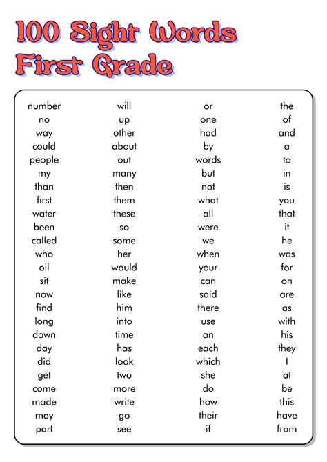 images    sight words printable worksheets