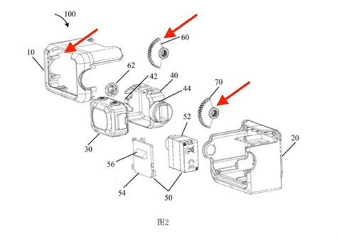 dji fpv camera shows   patent drawings dronexlco