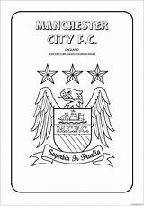 City Manchester Pages Coloring Logos League Premier Color Print England sketch template