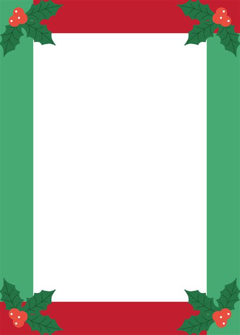 printable christmas border templates