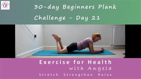 30 Day Beginners Plank Challenge Day 21 Youtube