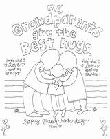 Grandparents Hugs sketch template