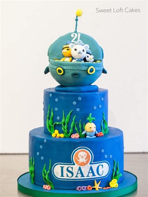 octonauts birthday cake decorated cake  heidi cakesdecor