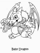 Coloring Pages Dragon Yugioh Gi Yu Oh Baby Printable Print Book Kids Cute Drawing Dragons Pokemon Colouring Breathing Fire Color sketch template