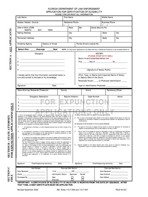 Online Expungement Forms In Florida Fill Online Printable Fillable