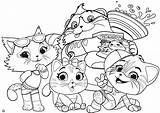 Cats Coloring Pages Youloveit sketch template