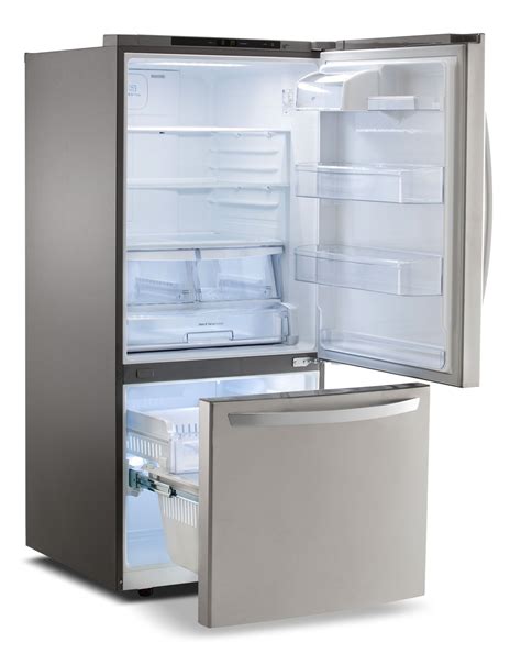 lg bottom mount refrigerator offers  easy  efficient