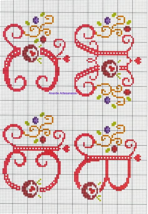 anaide ponto cruz lindos graficos de alfabeto em ponto cruz boa tarde