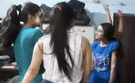 College Girls Dancing With Fun In Hostel Room Video Viral People