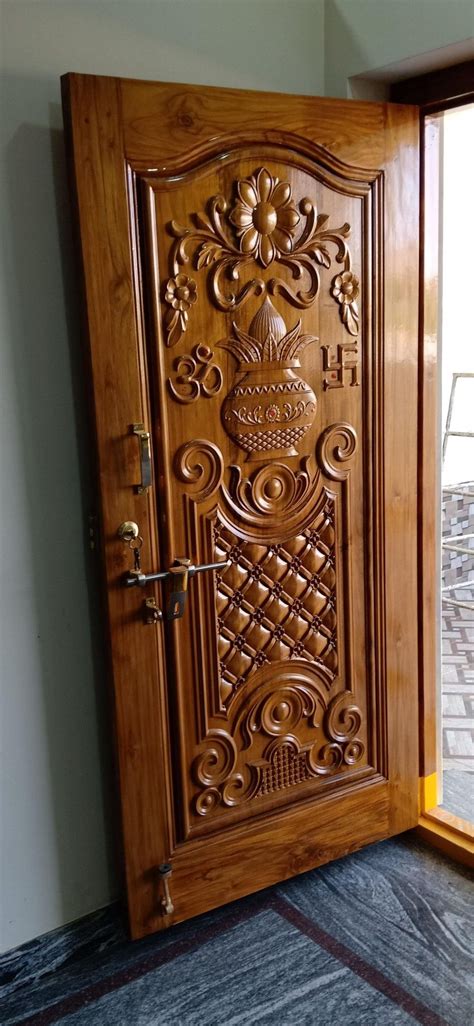 mind blowing wooden door design  home entrances