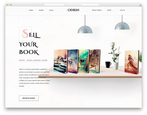 books website templates  bookstores publishers