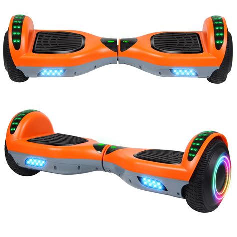 wheel  balancing hoverboard  bluetooth  led lights electric scooter