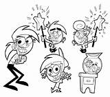 Coloring Fairly Oddparents Odd Parents Pages Characters Padrinos Los Colorear Book Popular Library Clipart Coloringhome sketch template