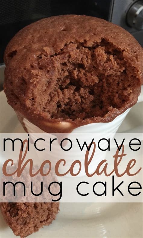 Homemade Microwave Chocolate Mug Cake Skint Dad