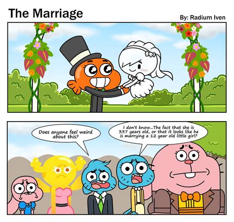 Tawog Fancomic The Marriage By Radiumiven World Of Gumball The