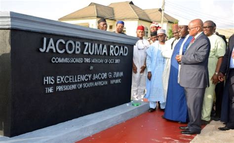nigeria honours south african president zuma with giant