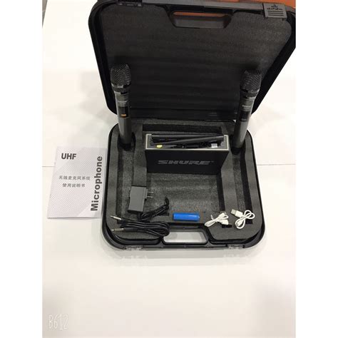 shure newest wireless microphone  charging function sg  shopee philippines