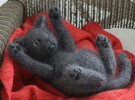 He Utest Nitted Ats By Ilde Ehaen фото № 9 Knitted Cat Knitted