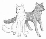 Wolfdog Designlooter Larka Fell sketch template
