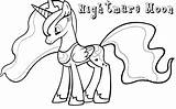 Pony Nightmare Nightmaremoon sketch template