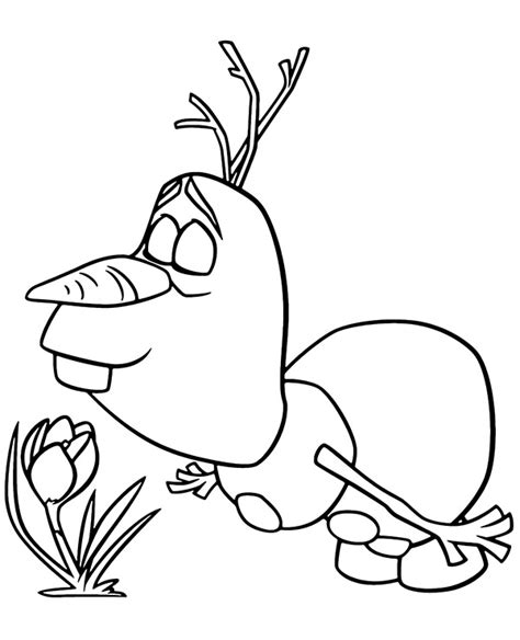 printable coloring pages olaf birthday cake