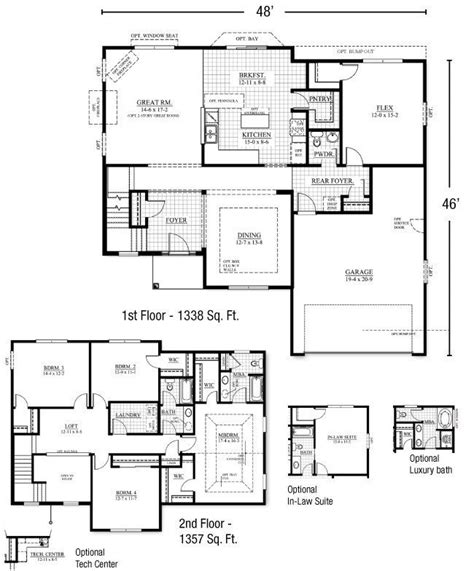 story house plans  master bedroom   floor  home plans design