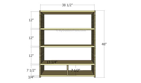 simple bookcase plans  outdoor plans diy shed