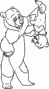 Coloring Pages Brother Bear Disney Catch Wecoloringpage sketch template